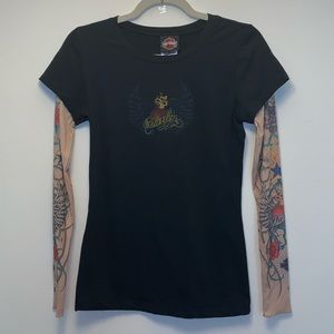 Harley Davidson Long Sleeve Puerto Rico Tee Shirt